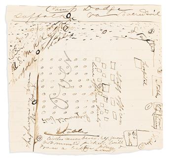 (CIVIL WAR--NEW YORK.) Henry K. Sikes. Long run of letters by a descendant of Henry Knox, serving in the 1st New York Rifles.                    